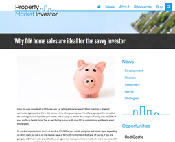 Click through Link Example of Fiona Hamann's copywriting on Property Market Investor website